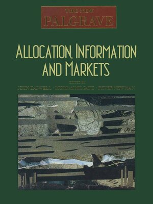 cover image of Allocation, Information and Markets